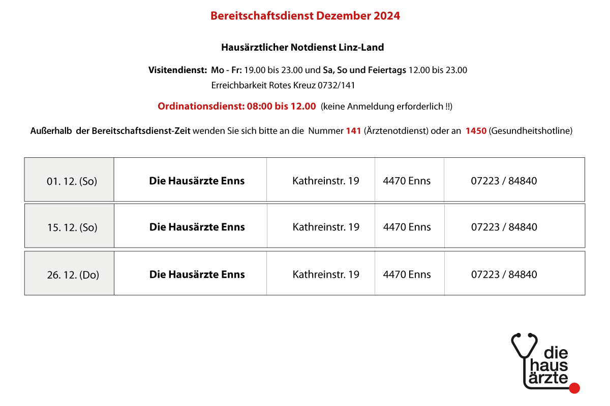 Bereitschaftsdienste